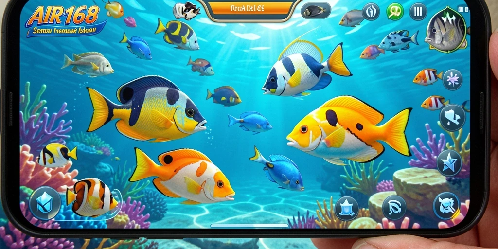 Tampilan gameplay <strong>AIR168</strong> yang menegangkan dan penuh warna.