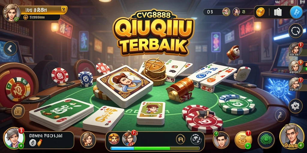 Screenshot gameplay QiuQiu di CVG8888 yang mendebarkan.