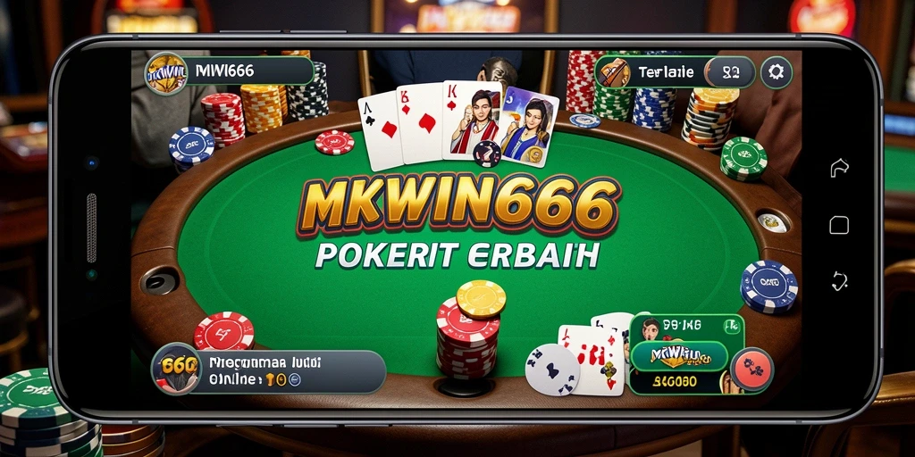 Tampilan gameplay poker yang mengasyikkan di MKWIN666.