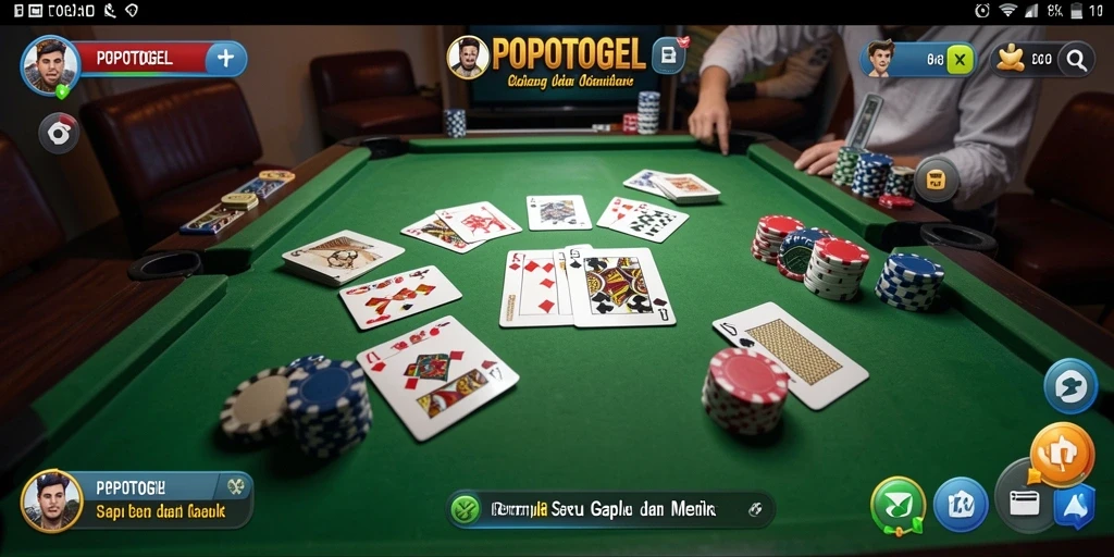 Gameplay Gaple yang seru dan kompetitif di POPOTOGEL.