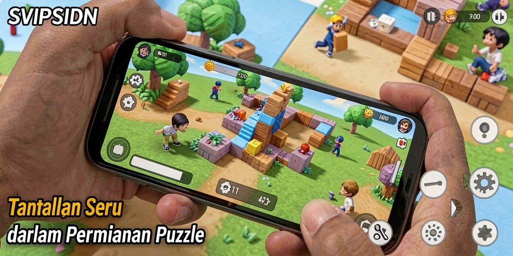 Tampilan gameplay SVIPSIDN yang menantang dan menarik.