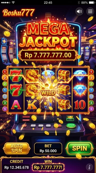 Screenshot fitur pencarian cepat di bosku777 untuk menemukan aplikasi.